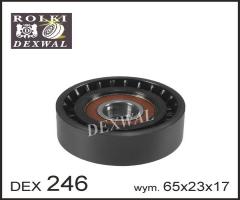 Dexwal 03-246 rolka prowadząca iveco, renault trucks, fiat bravo i (182), lancia y (840a)