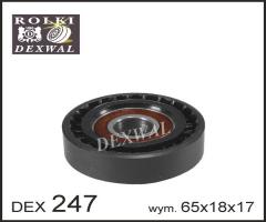 Dexwal 03-247 rolka napinacza iveco