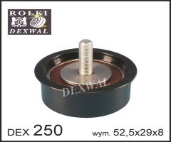 Dexwal 03-250 rolka prowadząca daewoo, gm, opel, chevrolet evanda, daewoo evanda (klal), opel antara