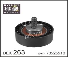 Dexwal 03-263 rolka prowadząca citroen, fiat, lancia, peu, citroËn c5 i (dc_), fiat ulysse (179ax)