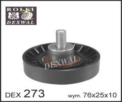 Dexwal 03-273 rolka prowadząca bmw, bmw 5 (e60)