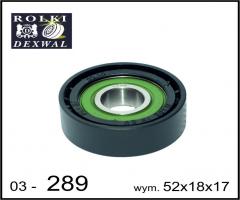 Dexwal 03-289 rolka napinacza ford, ford mondeo iii (b5y)