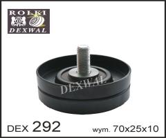 Dexwal 03-292 rolka prowadząca chrysler, chrysler voyager iv (rg, rs)