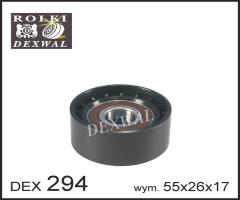 Dexwal 03-294 rolka napinacza citroen, ford, mazda, peugeot, suz, ford fiesta v (jh_, jd_)