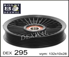 Dexwal 03-295 rolka prowadząca citroen, peugeot, citroËn c4 i (lc_), peugeot 307 (3a/c)