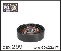 Dexwal 03-299 rolka napinacza ford, ford escort `91 express (avl)