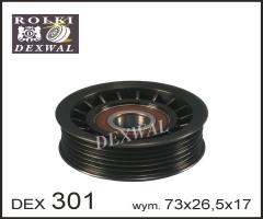 Dexwal 03-301 rolka napinacza ford, ford focus (daw, dbw)