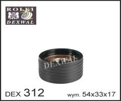 Dexwal 03-312 rolka prowadząca gm, opel, nissan, renault, nissan primastar nadwozie pełne (x83)