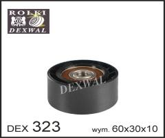 Dexwal 03-323 rolka prowadząca bmw, cit, fiat, for, maz, peu, su, citroËn berlingo (b9)