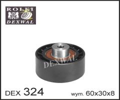 Dexwal 03-324 rolka prowadząca citroen, peugeot, citroËn c3 i (fc_), peugeot 1007 (km_)