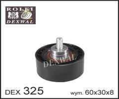 Dexwal 03-325 rolka prowadząca citroen, peugeot, citroËn berlingo (b9), peugeot 1007 (km_)
