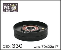 Dexwal 03-330 rolka prowadząca chrysler, rover, chrysler voyager ii (es), rover 800 coupe