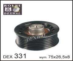 Dexwal 03-331 rolka prowadząca mercedes, mercedes-benz 190 (w201), puch g-modell (w 461)