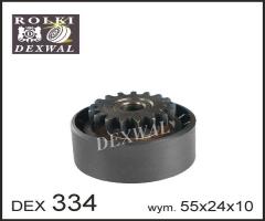 Dexwal 03-334 rolka napinacza nissan renault clio ii kangoo modus 1.2, nissan kubistar (x76)