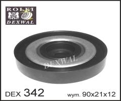 Dexwal 03-342 rolka prowadząca toyota d-4d, toyota avensis (_t22_)