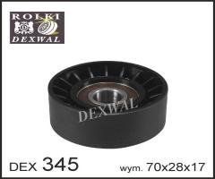 Dexwal 03-345 rolka napinacza mercedes, mercedes-benz clk (c209)