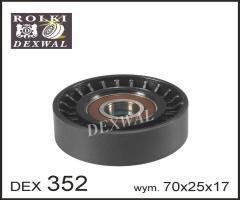 Dexwal 03-352 rolka napinacza gm, opel, vauxhall, opel astra f (56_, 57_)