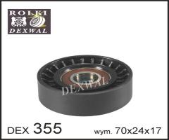 Dexwal 03-355 rolka napinacza audi, ford, seat, skoda, vw, seat alhambra (7v8, 7v9)
