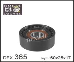 Dexwal 03-365 rolka napinacza mits., renault, volvo, mitsubishi carisma (da_), volvo s40 i (vs)