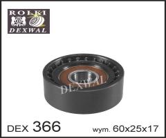 Dexwal 03-366 rolka napinacza citroen, fiat, peugeot, citroËn berlingo (mf)