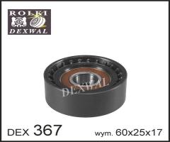 Dexwal 03-367 rolka napinacza citroen, fiat, peugeot, citroËn berlingo (mf)