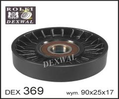 Dexwal 03-369 rolka napinacza astra g vectra b c zafira 2.0 2.2 dti, opel astra g coupe (f07_)