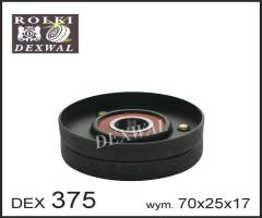 Dexwal 03-375 rolka napinacza opel vectra a b astra f g 1.6 1.8 2.0 2.2, audi a2 (8z0)