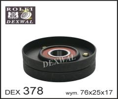 Dexwal 03-378 rolka napinacza renault, volvo, renault laguna i (b56_, 556_), volvo 850 kombi (lw)