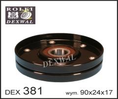 Dexwal 03-381 rolka prowadząca renault, renault 19 i (b/c53_)
