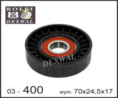 Dexwal 03-400 rolka napinacza bmw, bmw 7 (e65, e66, e67)