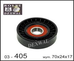 Dexwal 03-405 rolka napinacza volvo, volvo s60 i