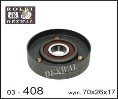 Dexwal 03-408 rolka napinacza toyota, toyota avensis (_t22_)