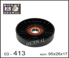 Dexwal 03-413 rolka napinacza mercedes, mercedes-benz clk (c208)