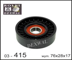 Dexwal 03-415 rolka napinacza mercedes, mercedes-benz clk (c209)