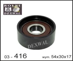 Dexwal 03-416 rolka prowadząca mercedes, mercedes-benz clk (c209)