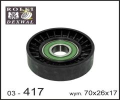 Dexwal 03-417 rolka napinacza bmw, bmw 3 (e36)