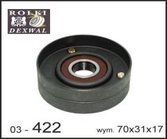 Dexwal 03-422 rolka napinacza jeep, jeep cherokee (xj)