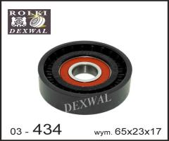 Dexwal 03-434 rolka napinacza alfa romeo, fiat, lancia, alfa romeo mito (955), fiat 500 (312)