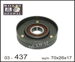 Dexwal 03-437 rolka napinacza ford, ford escort classic (aal, abl)
