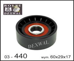 Dexwal 03-440 rolka napinacza bmw, bmw 7 (e65, e66, e67)