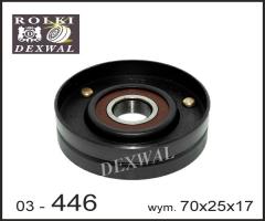 Dexwal 03-446 rolka napinacza audi, audi a4 avant (8e5, b6)