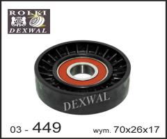 Dexwal 03-449 rolka napinacza chrysler, chrysler sebring (jr)