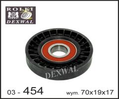 Dexwal 03-454 rolka napinacza chrysler, chrysler pt cruiser (pt_), plymouth breeze