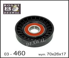 Dexwal 03-460 rolka napinacza bmw, bmw 5 (e60)
