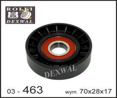 Dexwal 03-463 rolka napinacza bmw, bmw 5 (e39)