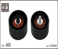 Dexwal 03-469 rolka prowadząca bmw, bmw 5 (e39)