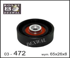 Dexwal 03-472 rolka prowadząca mercedes, mercedes-benz vaneo (414)