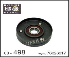 Dexwal 03-498 rolka napinacza audi, audi 100 (4a, c4)