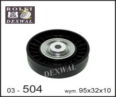 Dexwal 03-504 rolka prowadząca scania