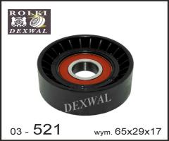 Dexwal 03-521 rolka napinacza fiat, fiat seicento (187)